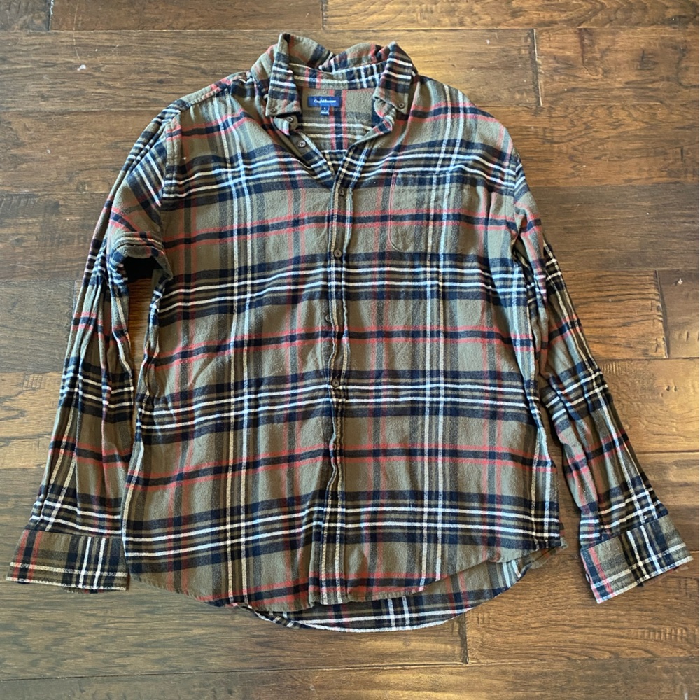 Men’s button down flannel